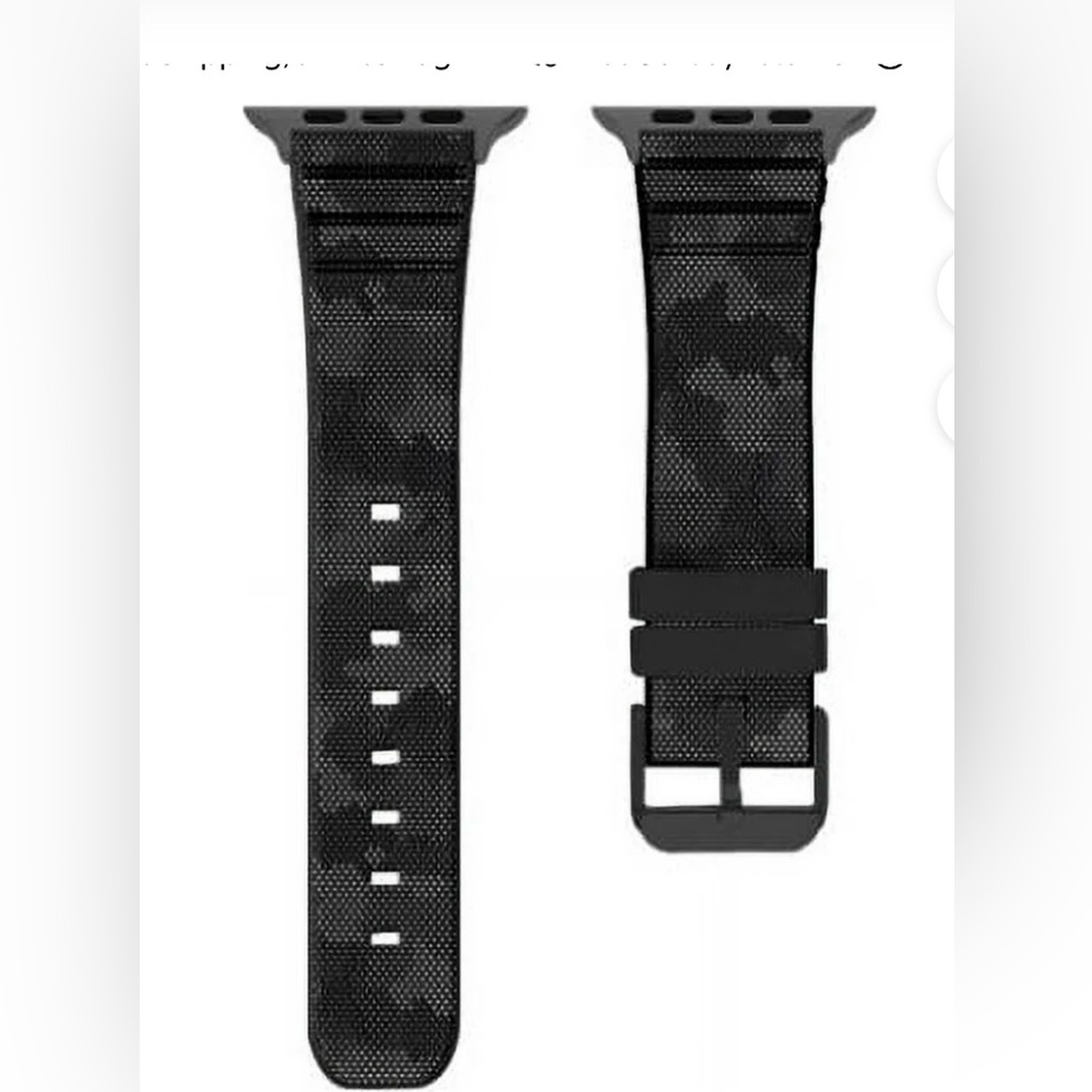 Black/Gray Camouflage Watch Strap! New in original packaging!